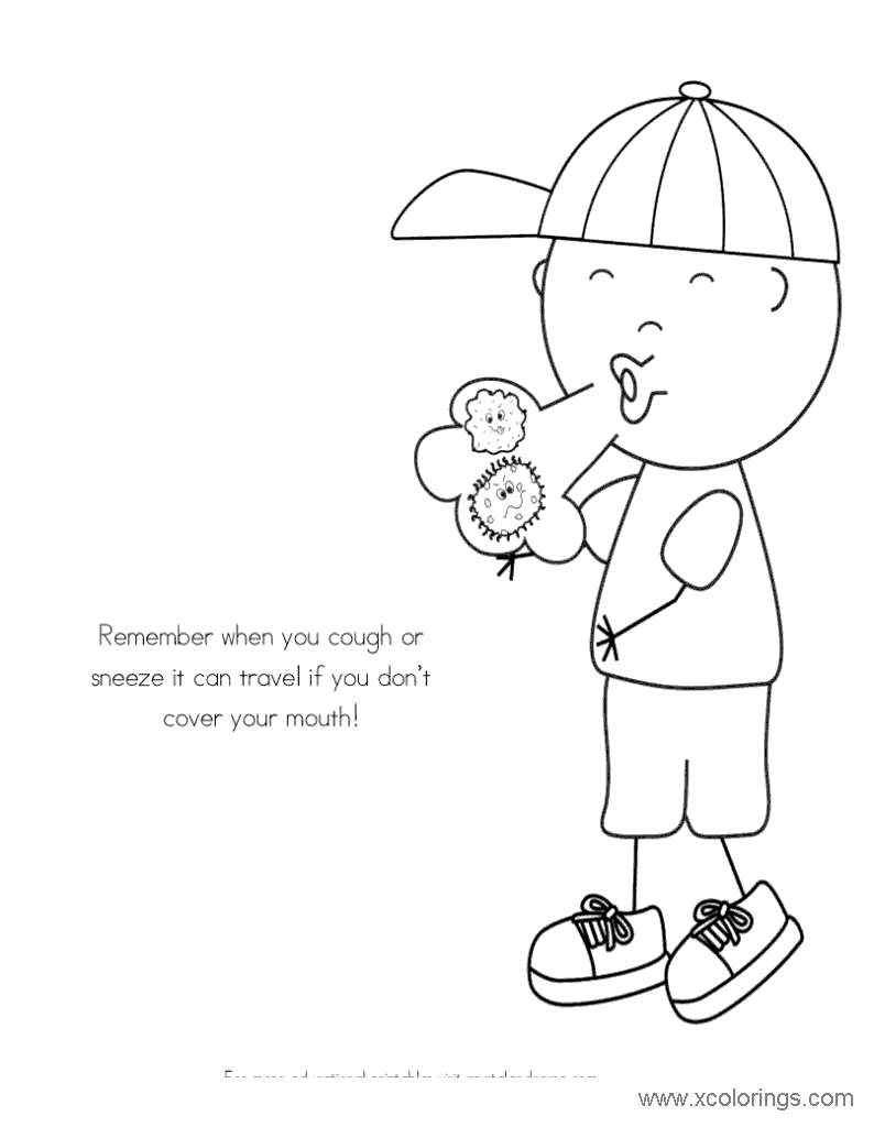 Free Coronavirus Covid-19 Coloring Pages for Children printable
