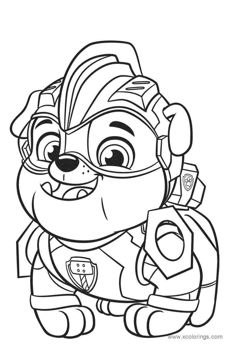 Mighty Pups Coloring Pages - XColorings