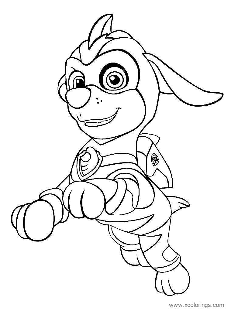 Free Super Pups Mighty Pups Zuma Coloring Pages printable