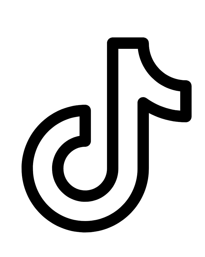 TikTok Logo Coloring Pages - XColorings.com