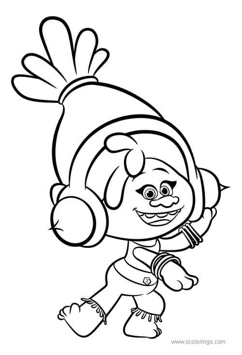trolls world tour coloring pages free to print  xcolorings
