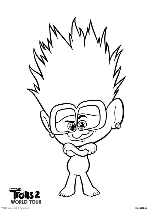 trolls world tour timmy diamond coloring pages  xcolorings