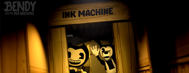 collection of Bendy and the ink machine coloring pages