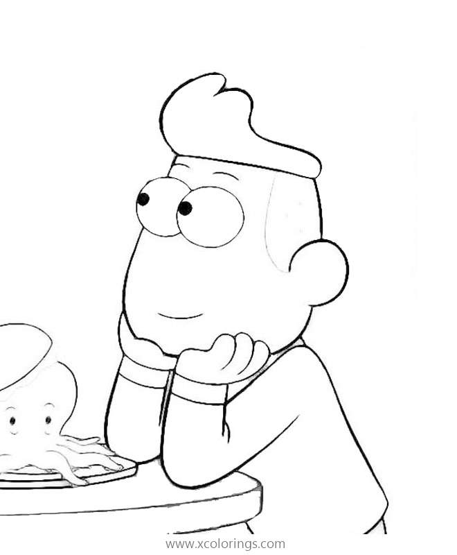 Free Alexander from Big City Greens Coloring Pages printable
