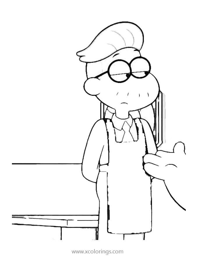 Free Big City Greens Characters Alexander Coloring Pages printable