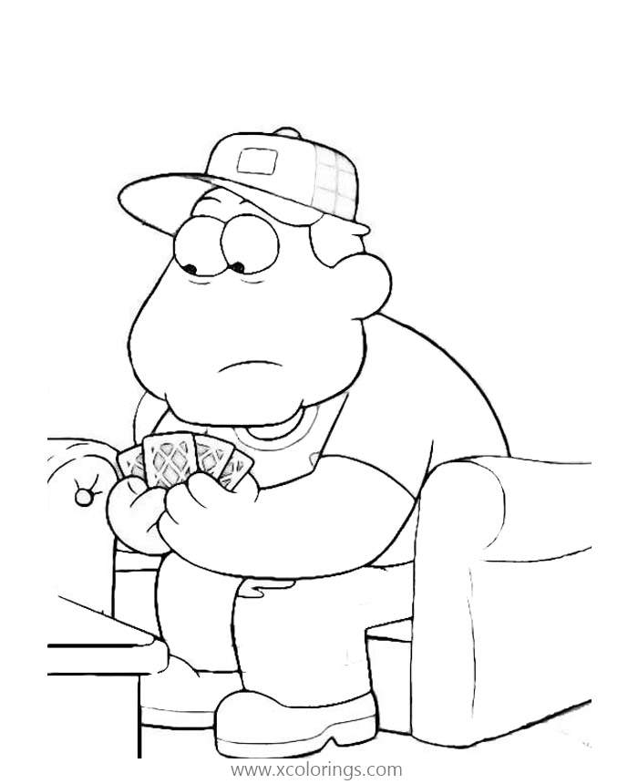 Free Big City Greens Characters Bill Coloring Pages printable