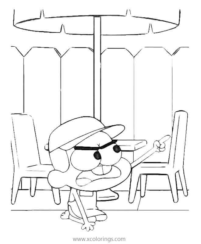 Free Big City Greens Characters Greg Coloring Pages printable