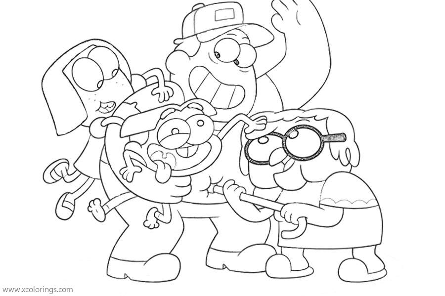 Free Big City Greens Family Coloring Pages printable