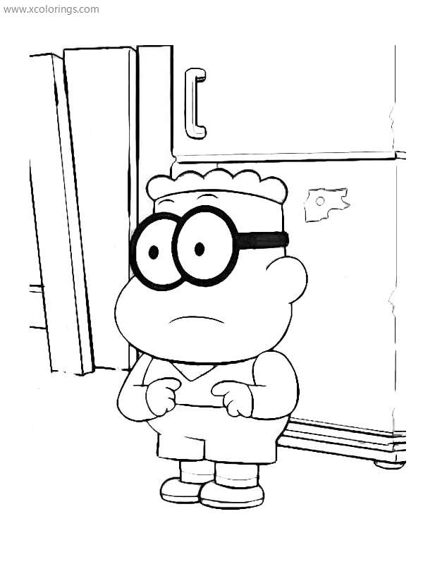 Free Big City Greens Remy Coloring Pages printable