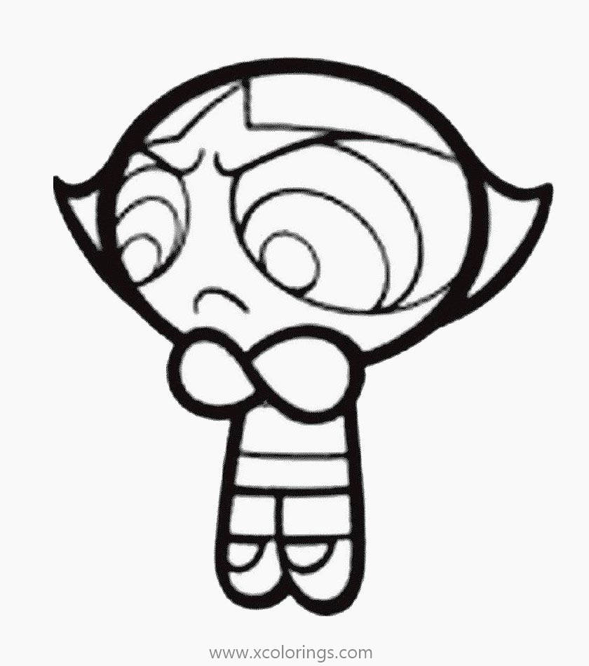 Free Buttercup from Powerpuff Girls Coloring Pages printable