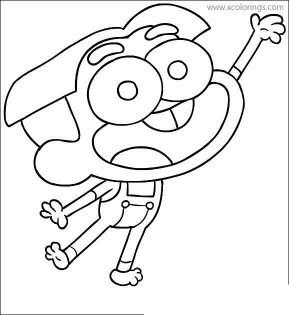 Free Cricket from Big City Greens Coloring Pages printable