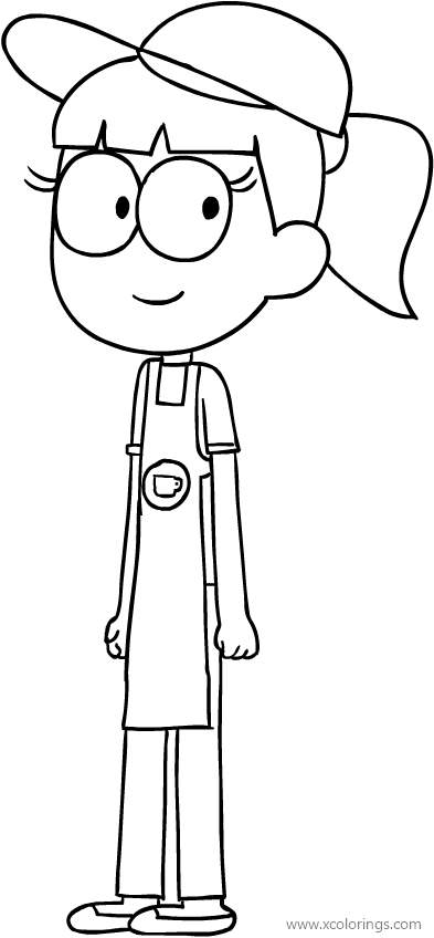 Free Gloria from Big City Greens Coloring Pages printable