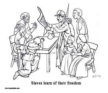 Free Juneteenth Slaves Coloring Pages printable
