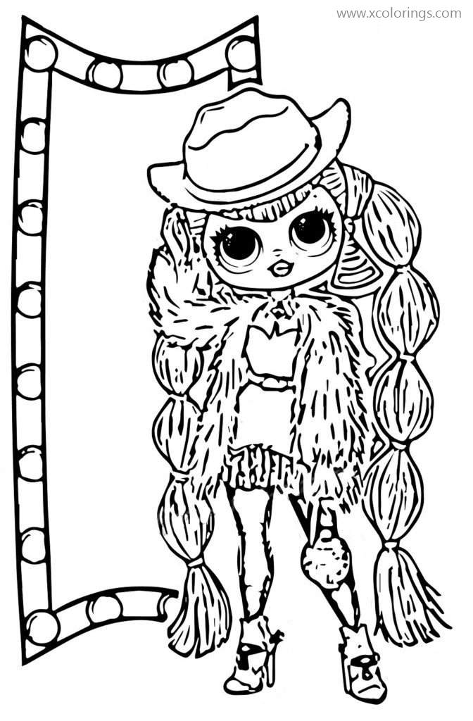 LOL OMG Dolls Cosmic Nova Coloring Pages - XColorings.com