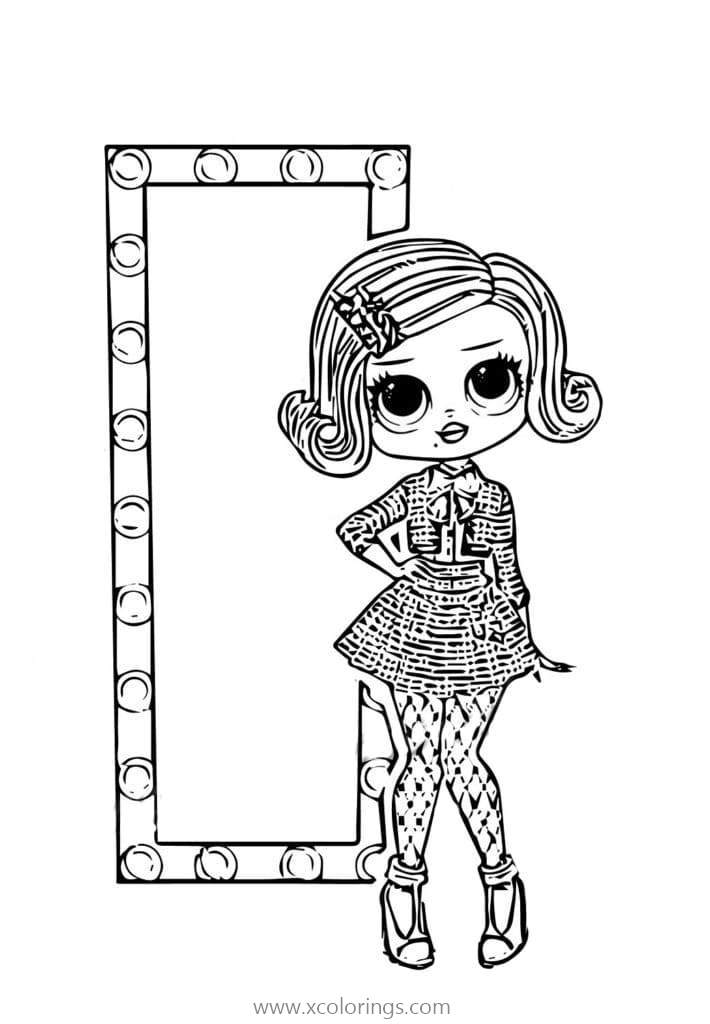 Free OMG Doll Lady Coloring Pages printable