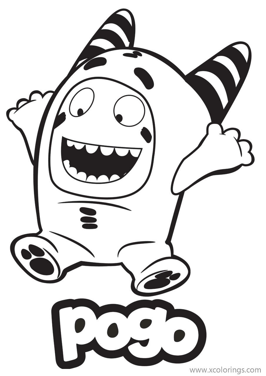 Pogo And Fuse Oddbods Coloring Page Free Printable Coloring Pages For