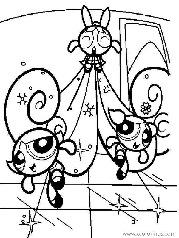 Free PPG Coloring Pages Girls Go printable