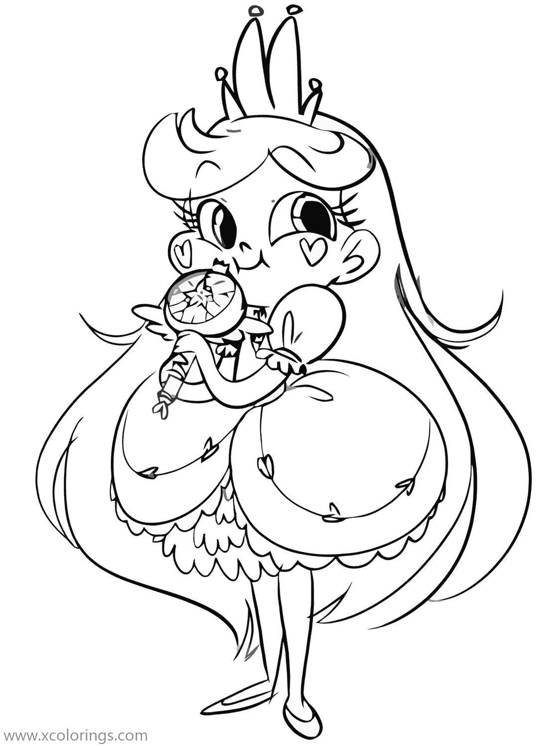 Free Princess from Star VS Forces Evil Coloring Pages printable