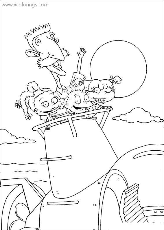 Free Rugrats Bathysphere Coloring Pages printable