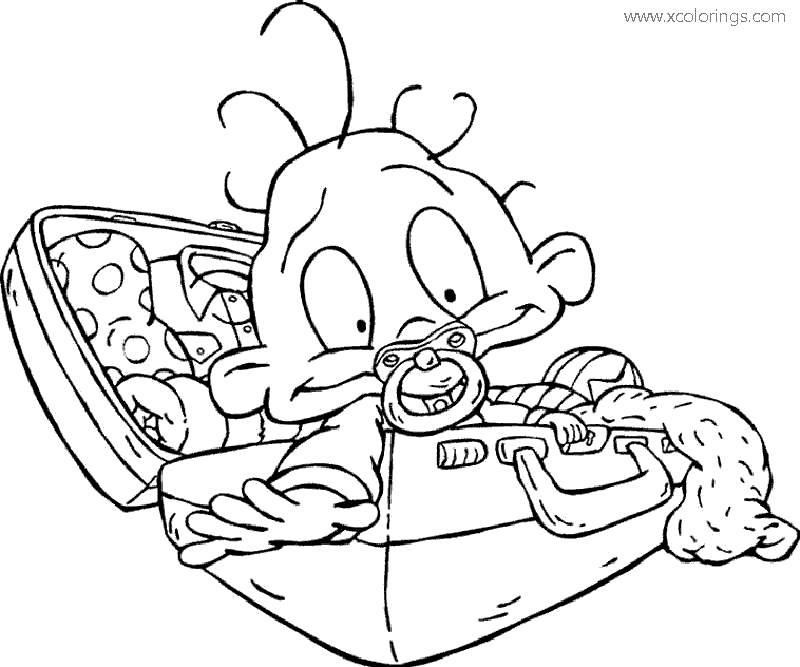 Free Rugrats Dil Coloring Pages printable