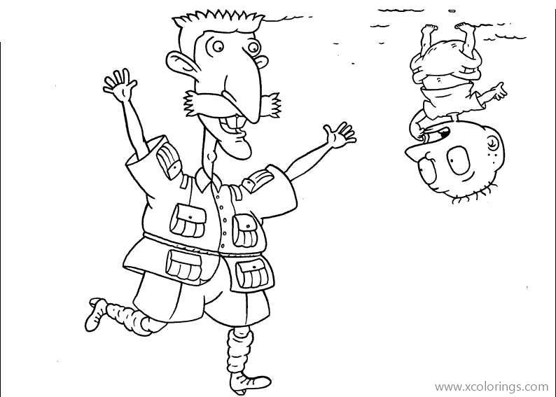 Free Rugrats Nigel Thornberry Coloring Pages printable