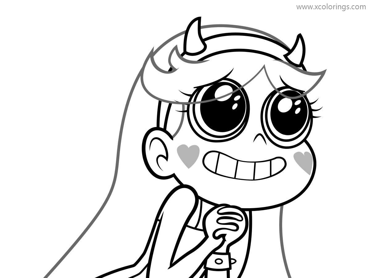 Free Star VS Forces Evil Coloring Pages Lovely Princess printable