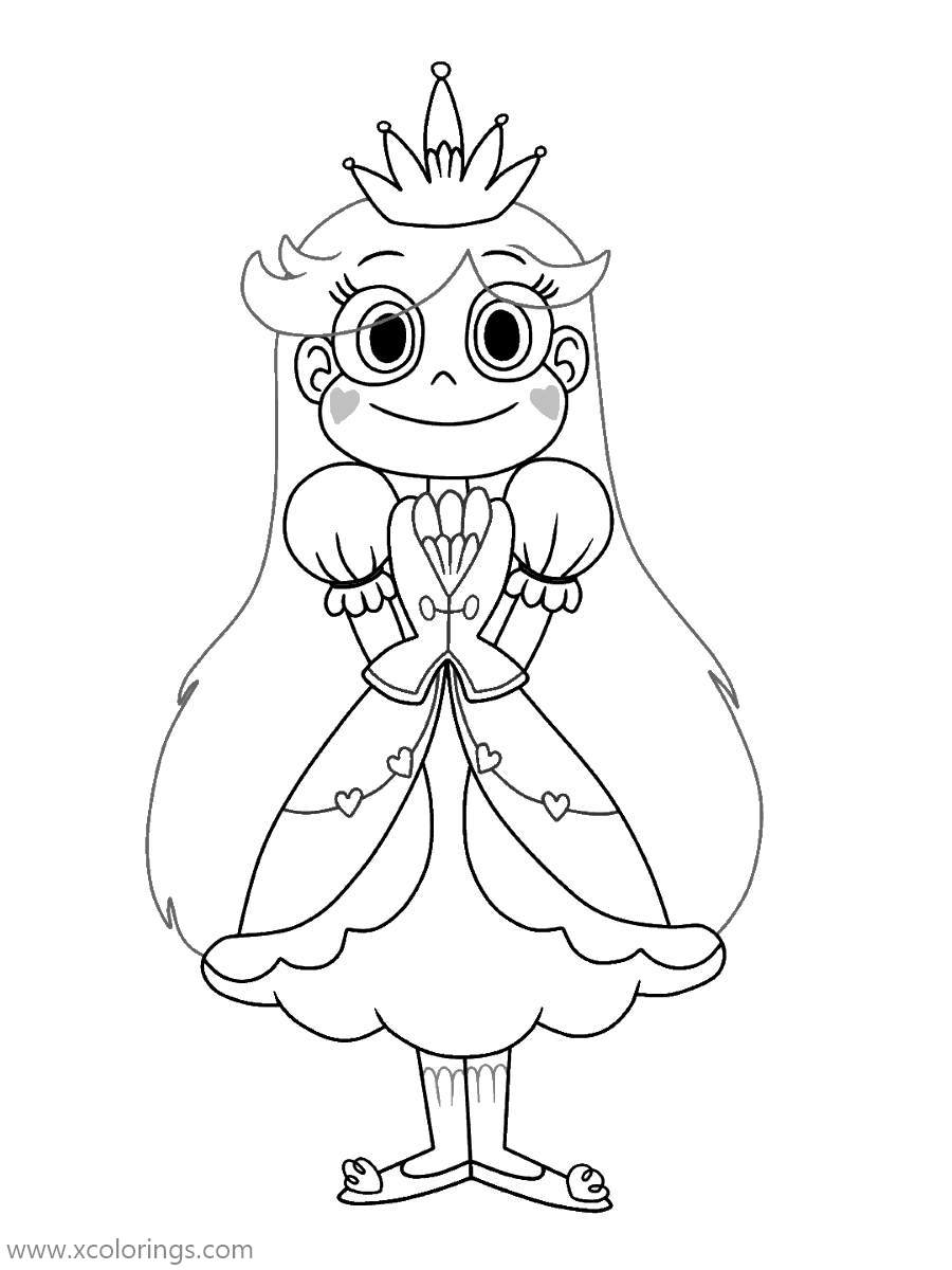 Free Star VS the Forces of Evil Princess Coloring Pages printable