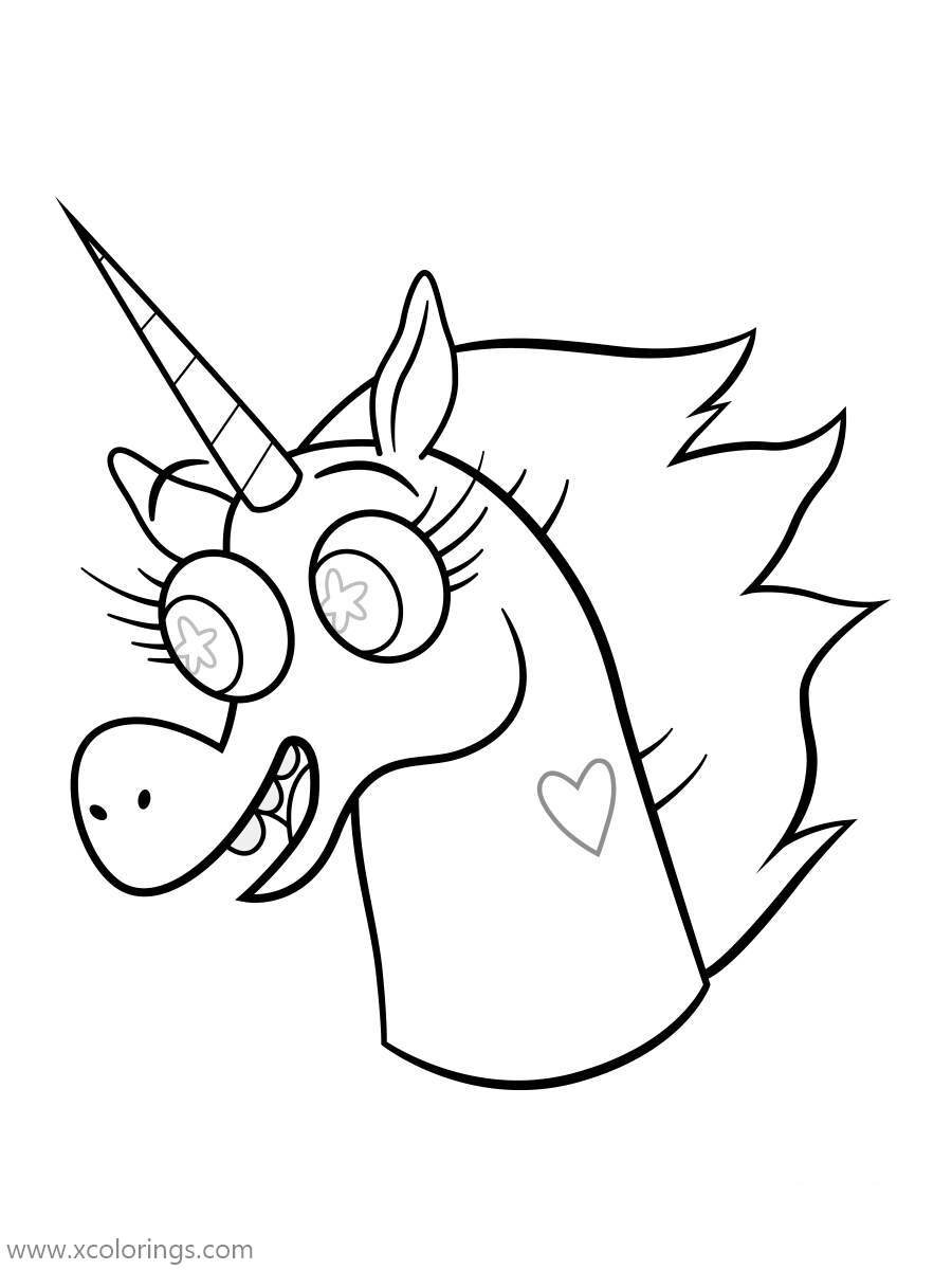 Free Star VS the Forces of Evil Unicorn Coloring Pages printable