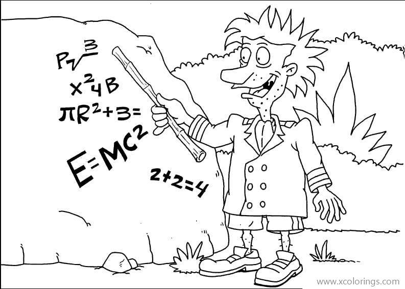 Free Stu Pickles from Rugrats Coloring Pages printable