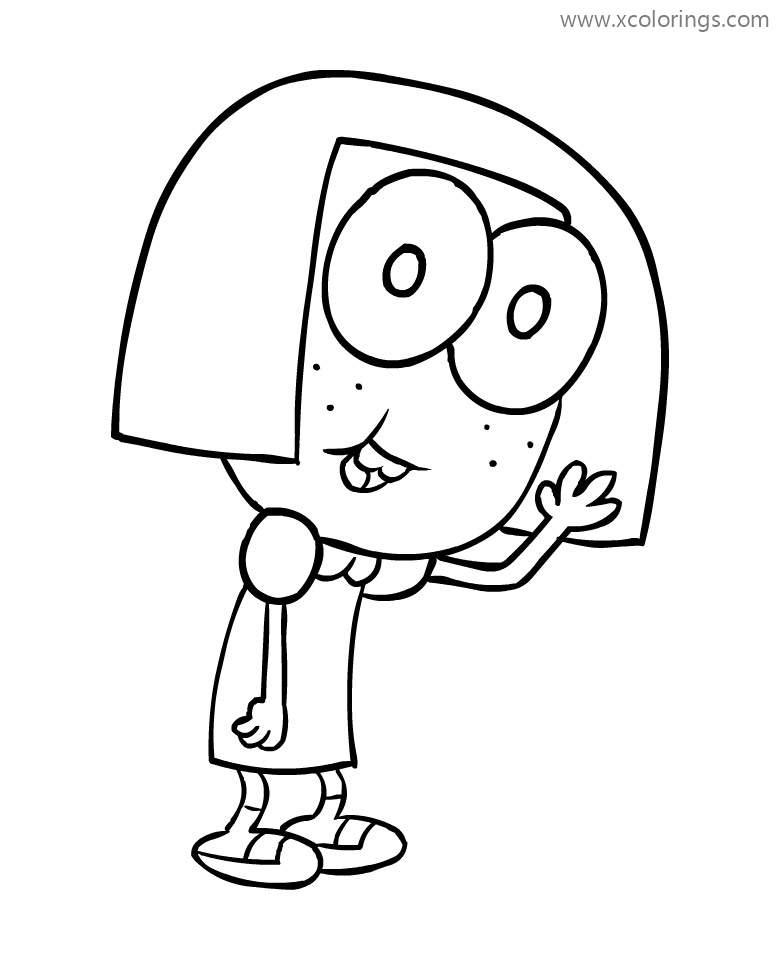 Free Tilly Green from Big City Greens Coloring Pages printable