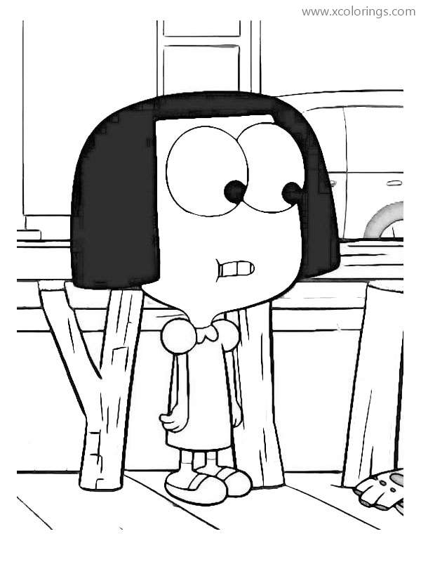 Free Tilly from Big City Greens Coloring Pages printable