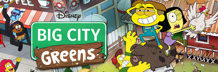 collection of Big City Greens coloring pages