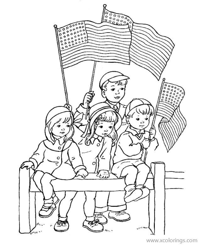 Free 4th of July Parade Coloring Pages Parade printable