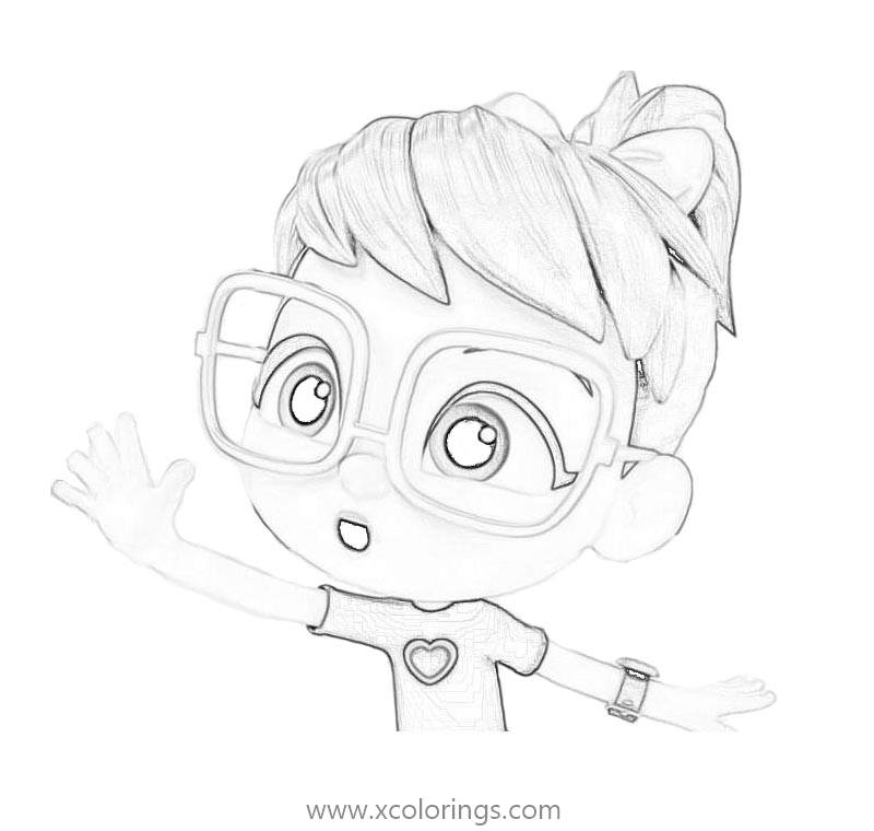 Free Abby Hatcher Coloring Pages Black and White printable
