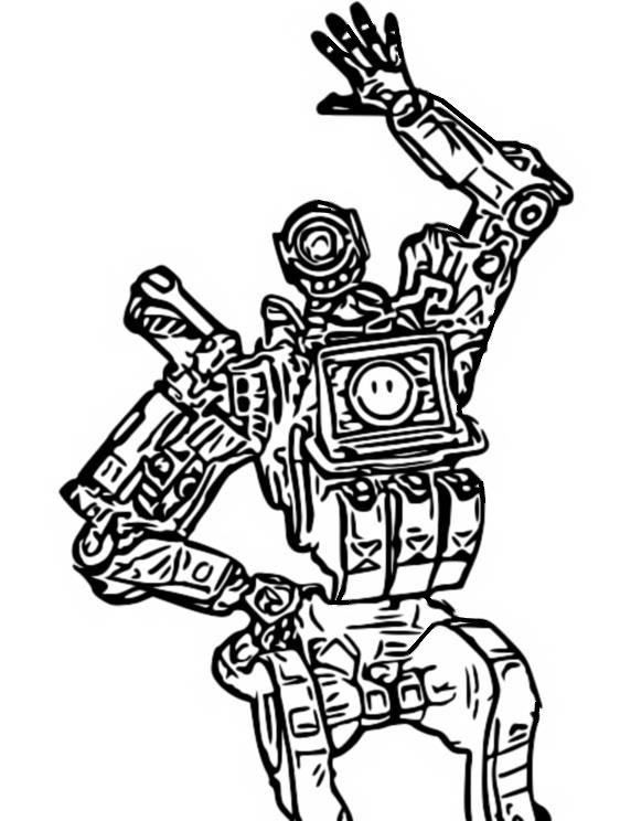 Free Apex Legends Coloring Pages Pathfinder printable