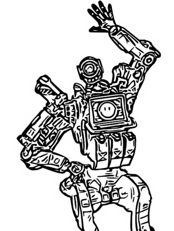 Apex Legends Coloring Pages Pathfinder XColorings