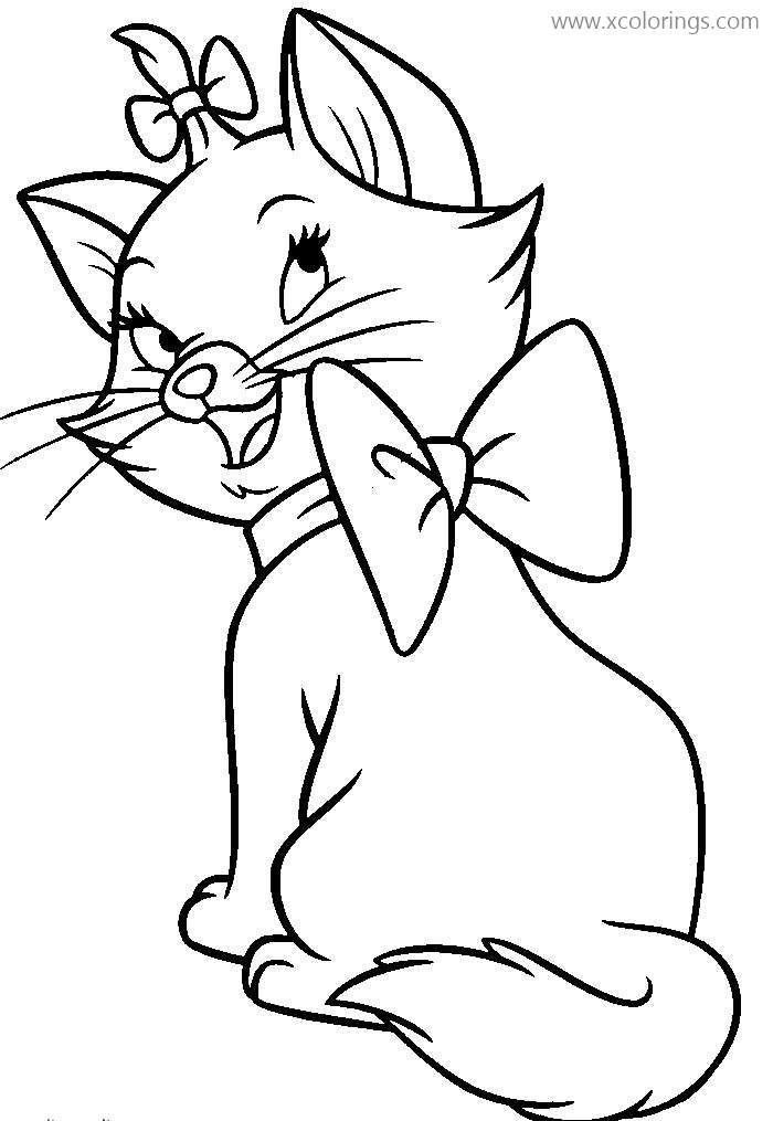 Free Aristocats Coloring Pages Little Princess printable