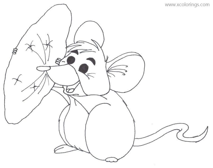 Free Aristocats Coloring Pages Roquefort the Mouse printable