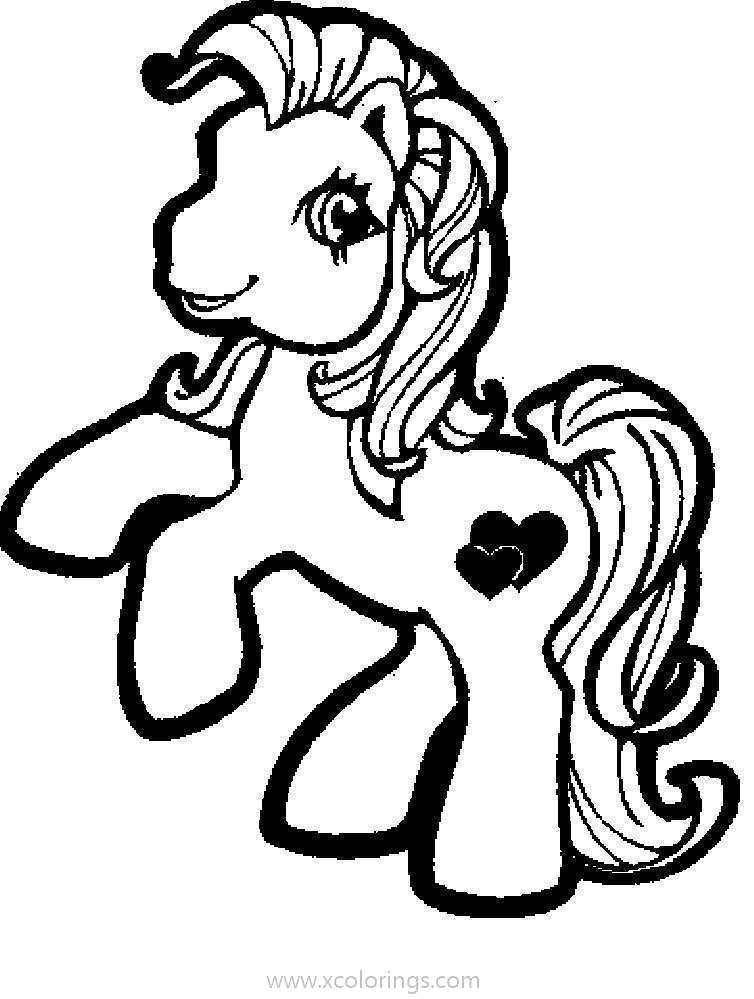 Free Baby Horse from MLP Coloring Pages printable
