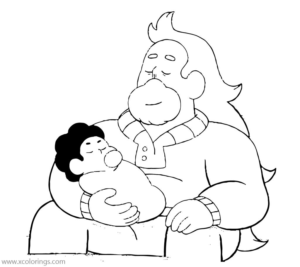 Free Baby Steven Universe Coloring Pages printable