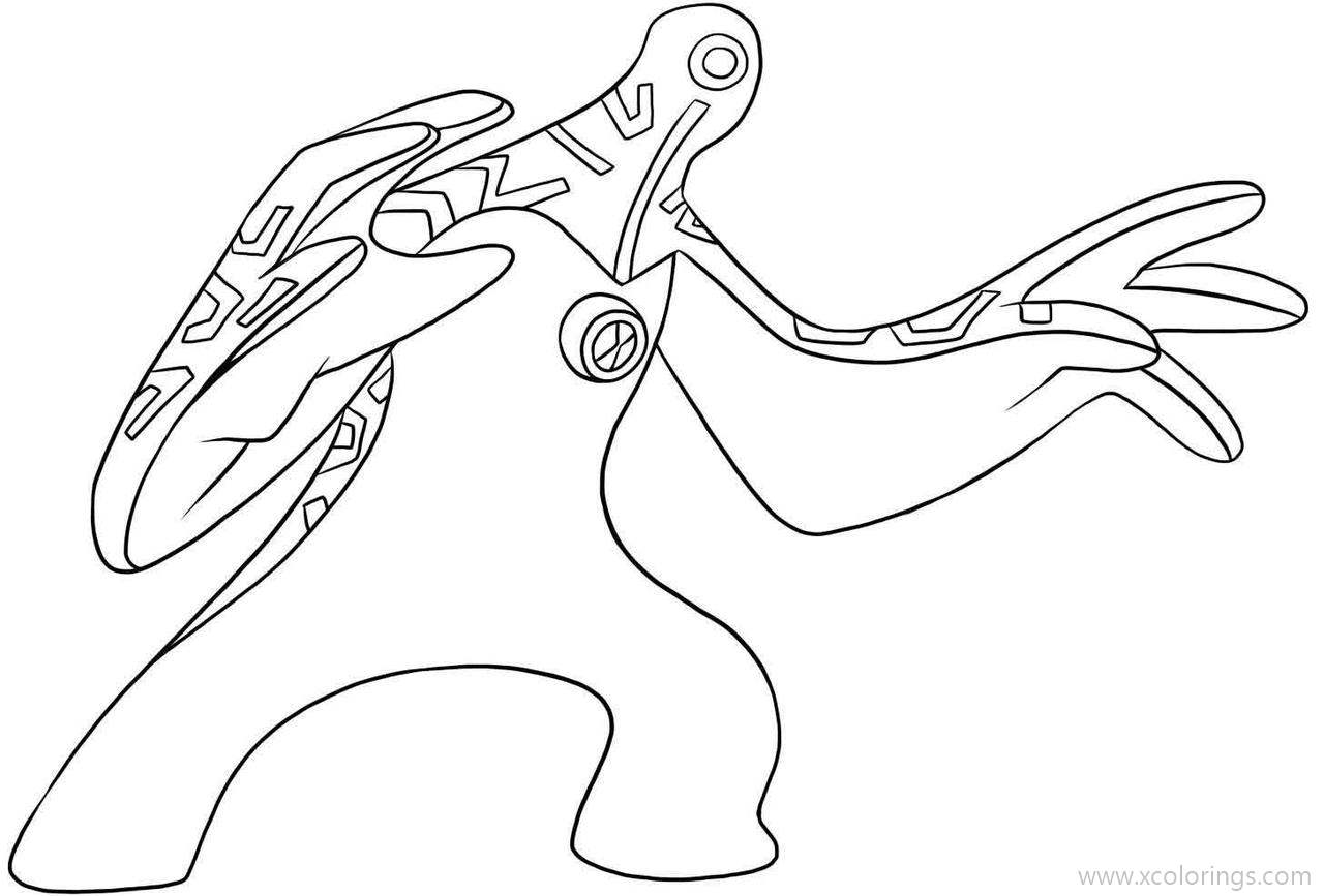 Free Ben 10 Coloring Pages Upgrade printable