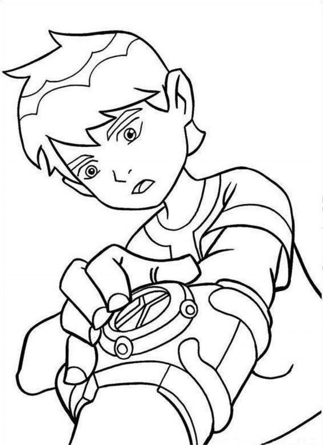 Free Ben 10 Transform Coloring Pages printable