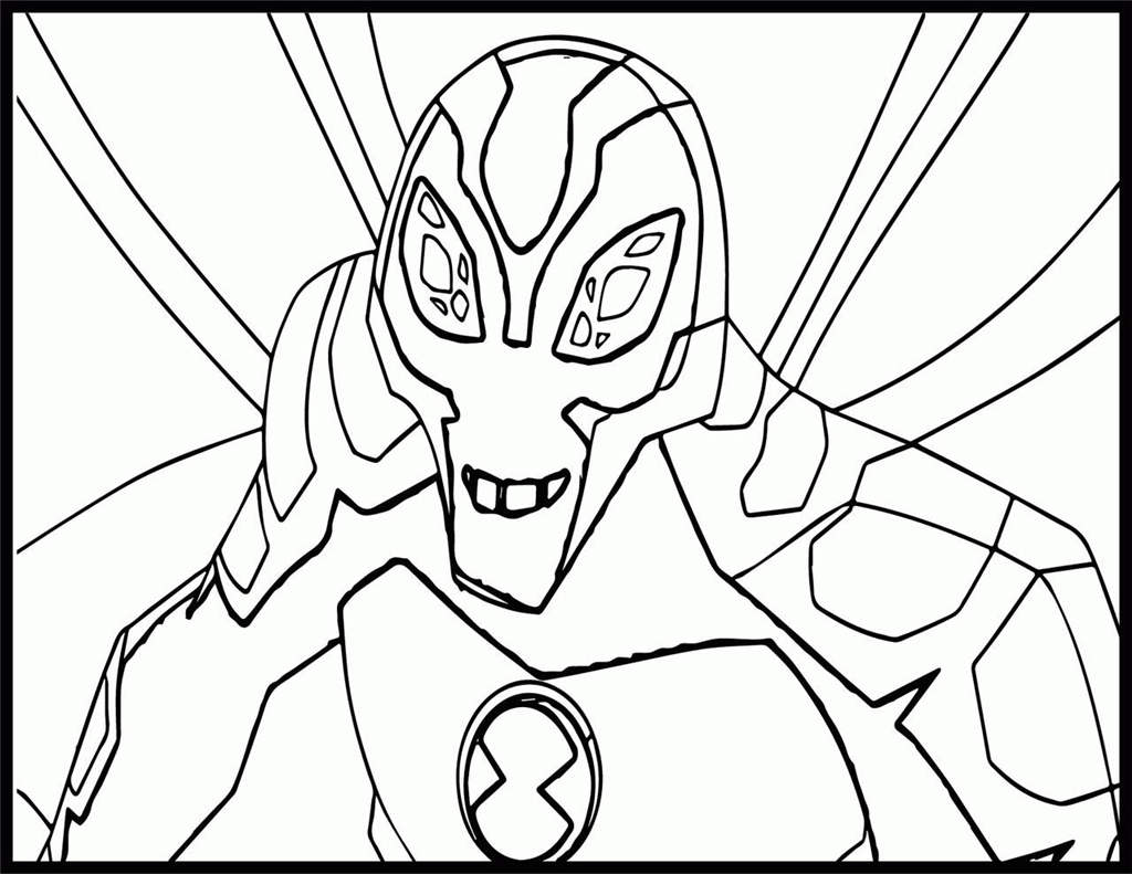 Free Big Chill from Ben 10 Coloring Pages printable