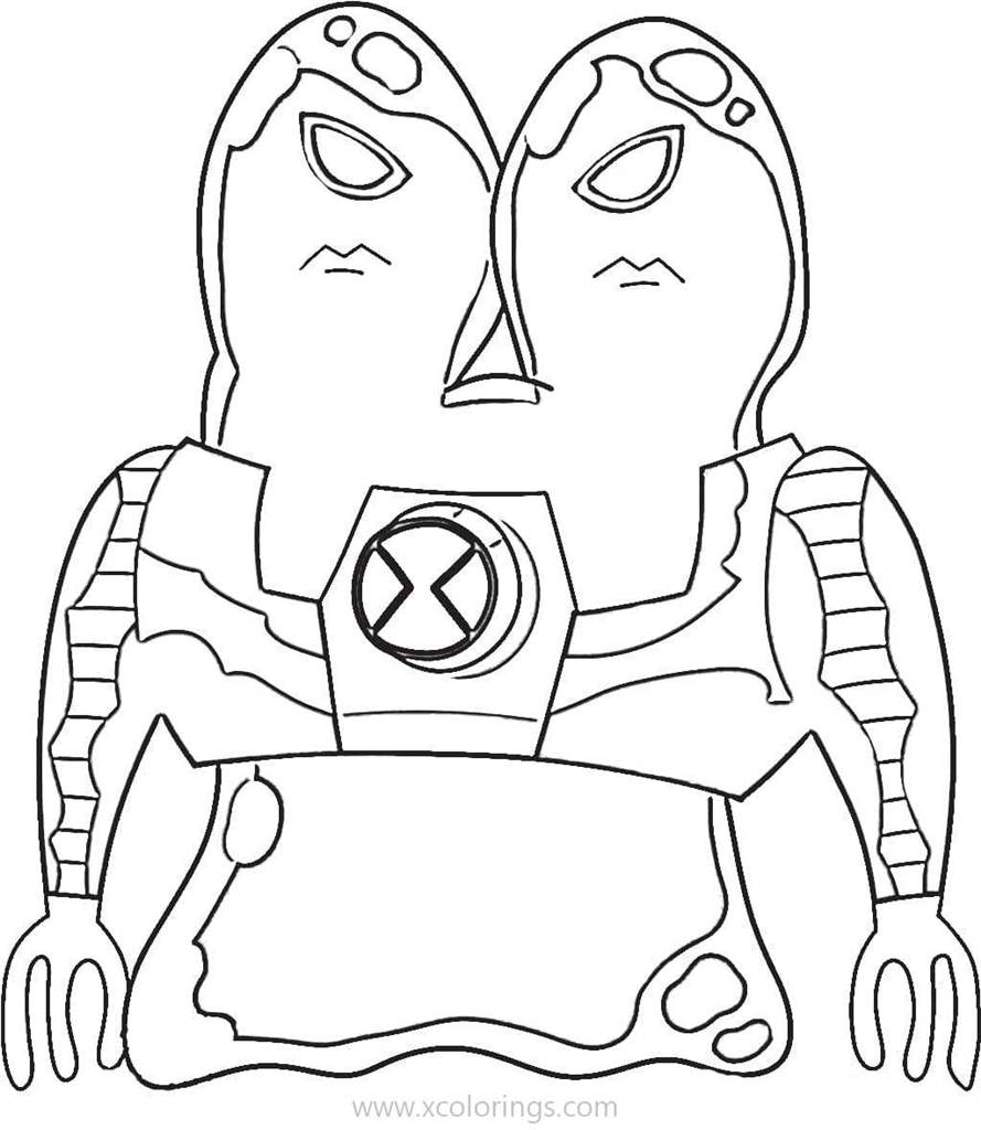 Free Bob the Blob from Ben 10 Coloring Pages printable