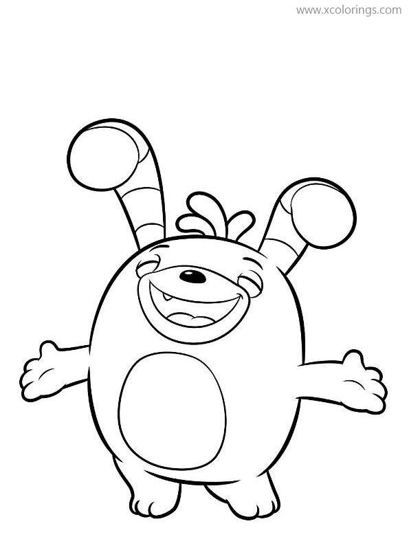 Free Bozzly from Abby Hatcher Coloring Pages printable