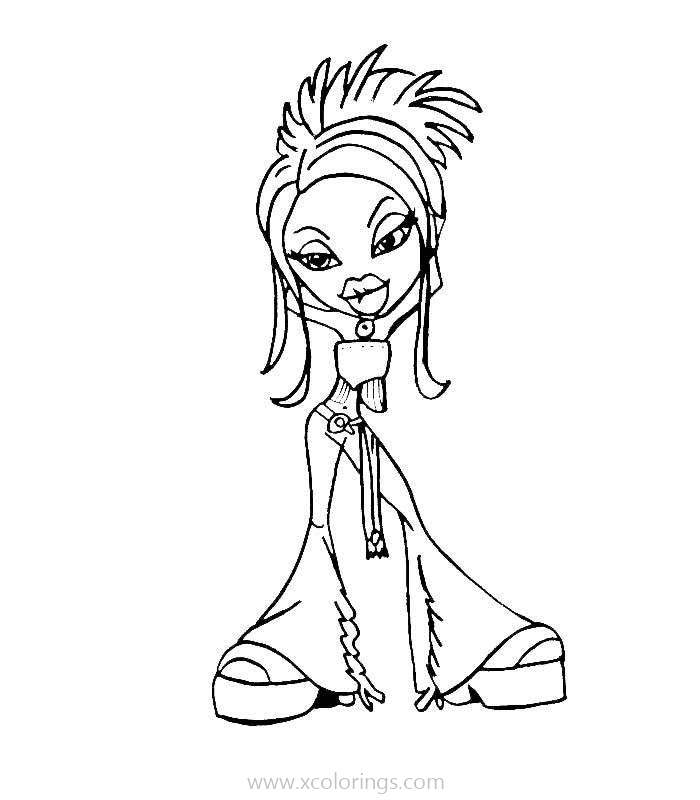 Free Bratz Coloring Pages Bunny Boo printable
