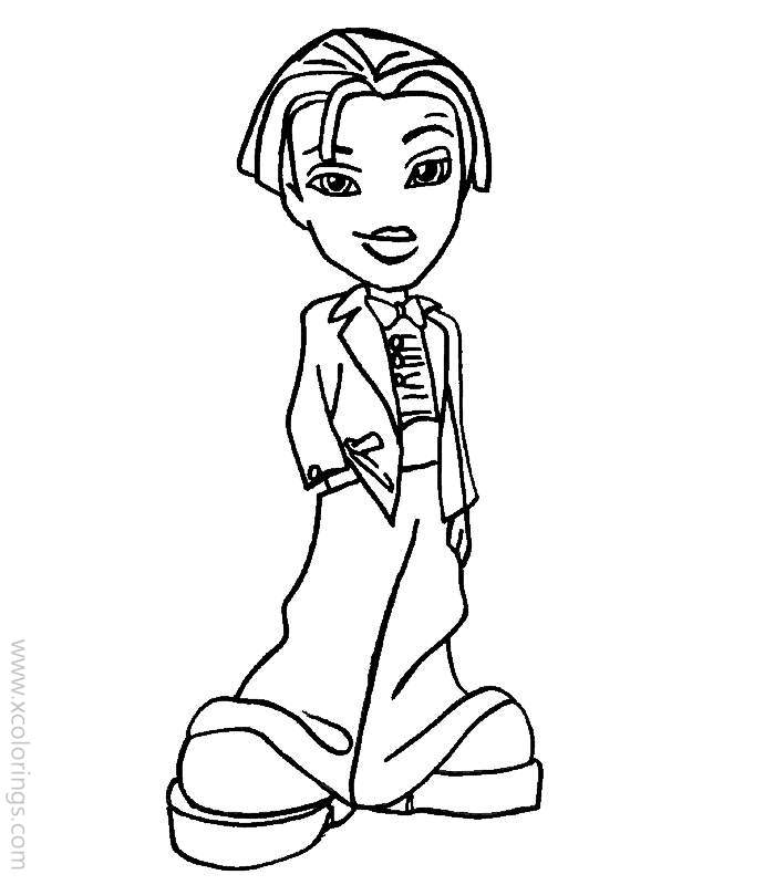 Free Cameron from Bratz Coloring Pages printable
