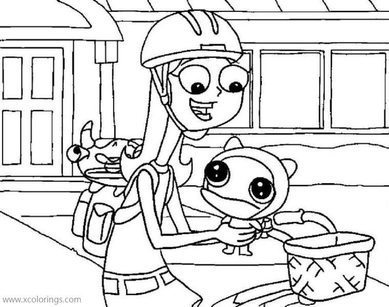 Free Candace from Phineas and Ferb Coloring Pages printable