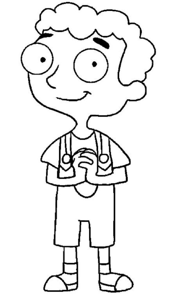 Free Carl from Phineas and Ferb Coloring Pages printable