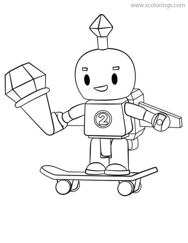 Free Chibi Character from Roblox Coloring Pages printable